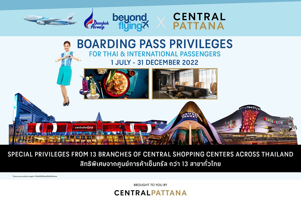 BOARDING PASS PRIVILEGES FOR BANGKOK AIRWAYS